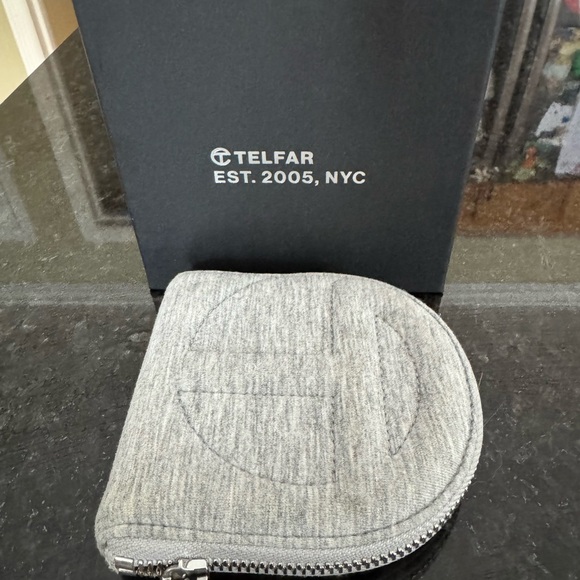 Telfar Heather Gray Fabric Wallet - Picture 1 of 6